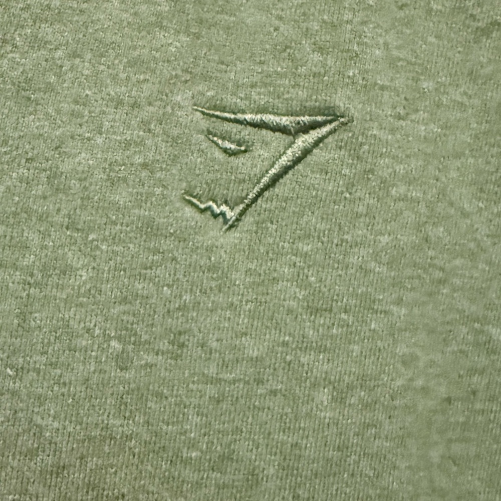 Gymshark Green Hooded Pullover Sweatshirt - Picture 3 of 4